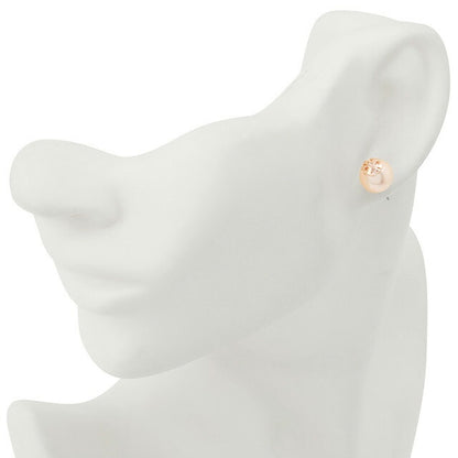 トリーバーチ Tory Burch 11165514-657 / 18151-657 キラ パール スタッズ ピアス ダブルT ロゴ ローズゴールド レディース アクセサリー APTB00062L