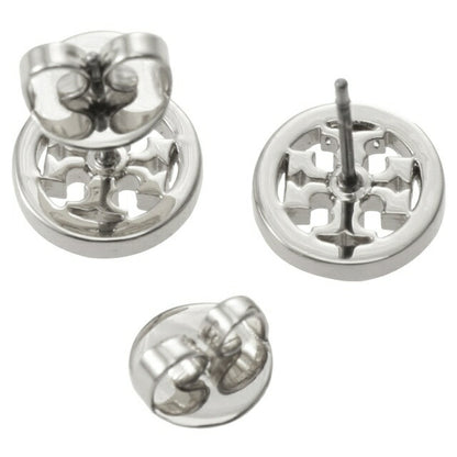 トリーバーチ Tory Burch 53422 042 ダブルT ロゴ パヴェ サークル スタッド ピアス　シルバー レディース アクセサリー APTB00074L