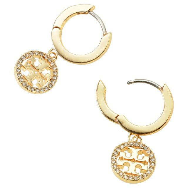 トリーバーチ Tory Burch 87041 783 トリーバーチ ミラー パヴェ ハギー フープ ピアス ダブルTロゴ レディース アクセサリー APTB00110L