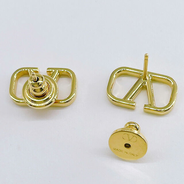 ヴァレンティノ VALENTINO 5W2J0G76 MET CS4 Vロゴ シグネチャー メタル ピアス ゴールド レディース アクセサリー VLOGO SIGNATURE EARRINGS APVA00023L