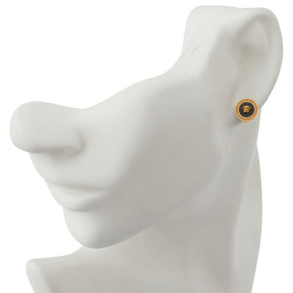 ヴェルサーチ VERSACE DG27256-DJMR-K41T メドゥーサ グレカ ラウンド レジン スタッド ピアス アクセサリー APVE00008M