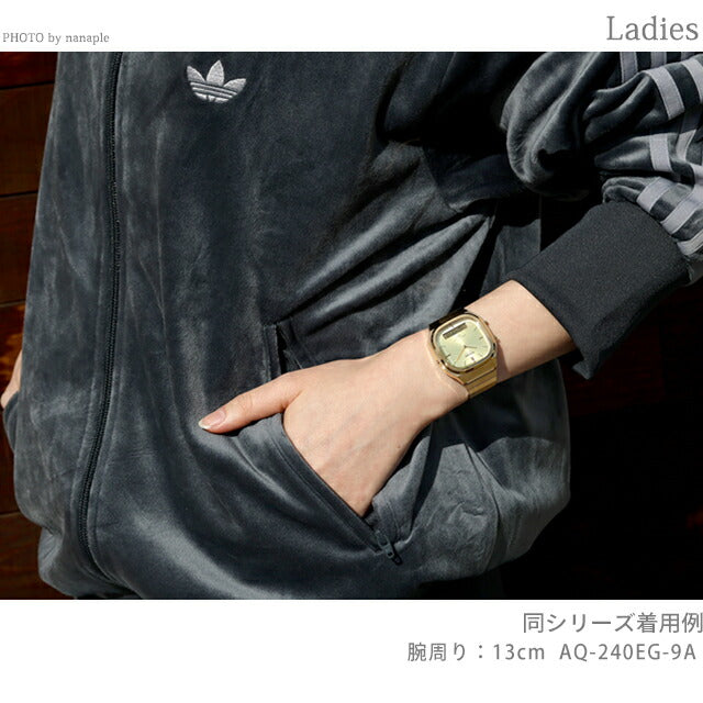 【新品】カシオ CASIO 腕時計 ユニセックス AQ-240EG-9ADF CLASSIC クォーツ 電池式 ゴールドxゴールド アナデジ表示 AQ-240EG-9ADF ｜ カシオ チープカシオ(CASIO) - 腕時計のななぷれ
