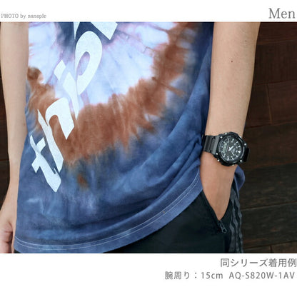 カシオ チープカシオ CASIO ソーラー AQ-S820W-1AV スタンダード 海外モデル メンズ チプカシ 腕時計 ブランド カシオ casio アナデジ AQ-S820W-1AVDF