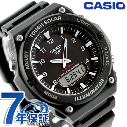 カシオ チープカシオ CASIO ソーラー AQ-S820W-1AV スタンダード 海外モデル メンズ チプカシ 腕時計 ブランド カシオ casio アナデジ AQ-S820W-1AVDF