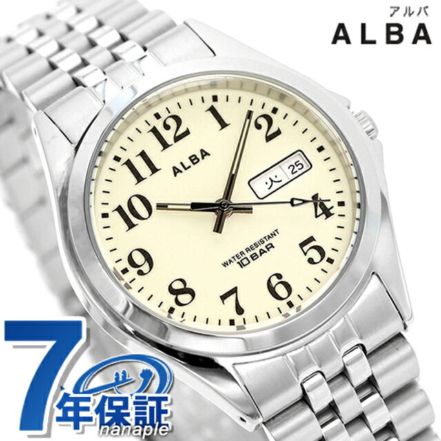 精工Alba Quartz观看Brand Men&