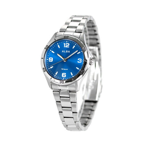Seiko Alba妇女手表蓝色石英AQQK409 Seiko Alba纪念礼物礼物AQQK409