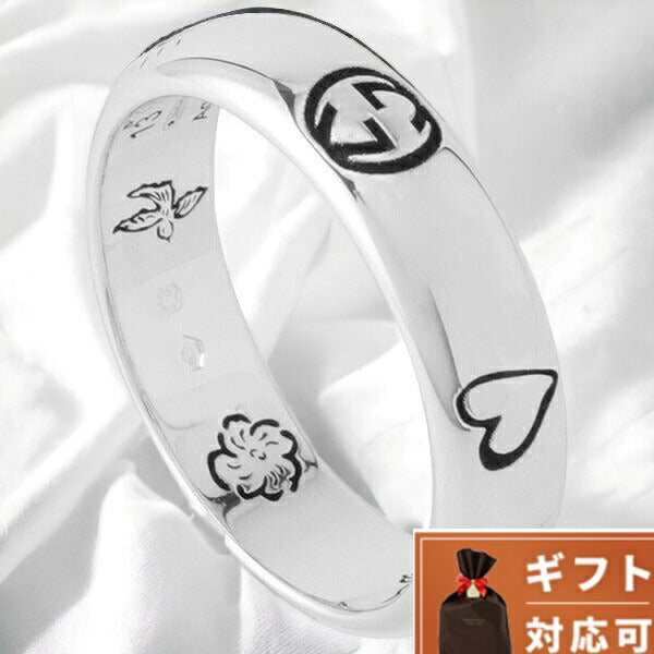 グッチ GUCCI 455247-J8400-0701 13号 ブラインド フォー ラブ エングレービング シルバー リング 指輪 日本サイズ12号 レディース メンズ アクセサリー ARGU00430L