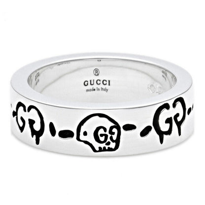 グッチ GUCCI 477339-J8400-0701 14号 グッチゴースト エングレービング リング 指輪 シルバー 日本サイズ13号 アクセサリー GUCCI GHOST 記念品 ギフト ARGU00512M