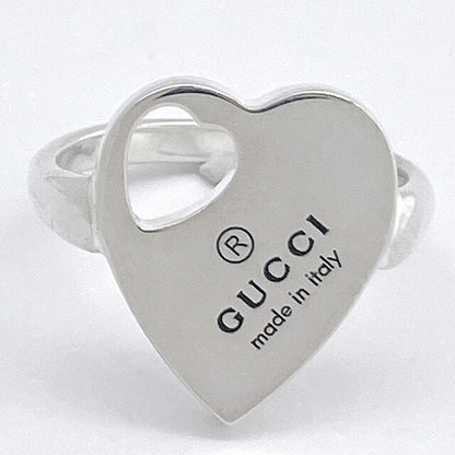 グッチ GUCCI 796357 J8400 8106 15号 トレードマーク ハート リング 指輪 日本サイズ14号 シルバー レディース アクセサリー TRADEMARK RING ARGU00576L