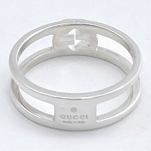 グッチ GUCCI 797029 J8400 8106 15号 インターロッキングG リング 指輪 日本サイズ14号 シルバー メンズ レディース ユニセックス アクセサリー ARGU00577M