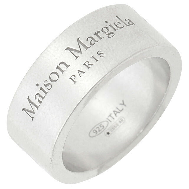メゾンマルジェラ MAISON MARGIELA SM1UQ0082 SV0158 951 3 ロゴ リング 指輪 日本サイズ11号 シルバー レディース メンズ アクセサリー ARMG00007L