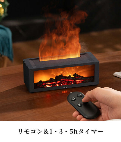 Aroma Diffuser Brand Flame Fireplace Aroma Diffuser with Remote Control Fireplace Black White Miscellaneous Goods AROMADIFF-A4