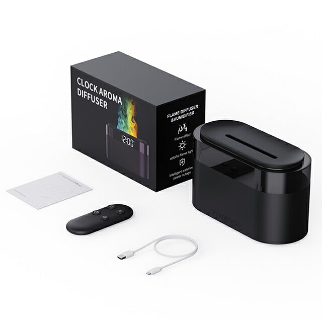 Aroma Diffuser Brand Clock Aroma Diffuser Alarm Clock Digital Clock Black White Miscellaneous Goods AROMADIFF-A7