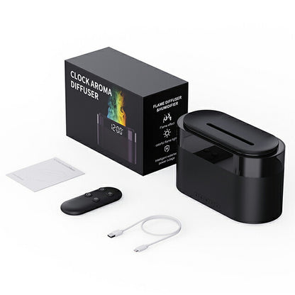 Aroma Diffuser Brand Clock Aroma Diffuser Alarm Clock Digital Clock Black White Miscellaneous Goods AROMADIFF-A7