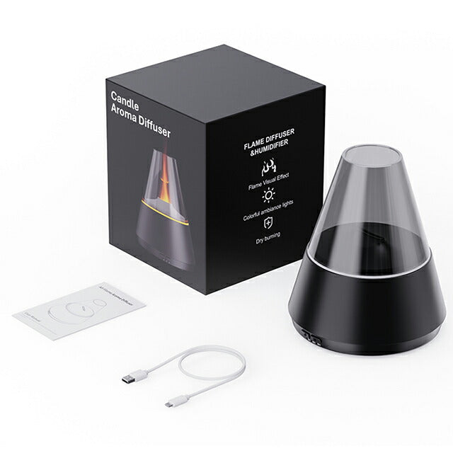 アロマディフューザー ブランド Candlelight Aroma Diffuser キャンドル ブラック ホワイト 雑貨 AROMADIFF-A9