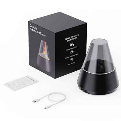 アロマディフューザー ブランド Candlelight Aroma Diffuser キャンドル ブラック ホワイト 雑貨 AROMADIFF-A9