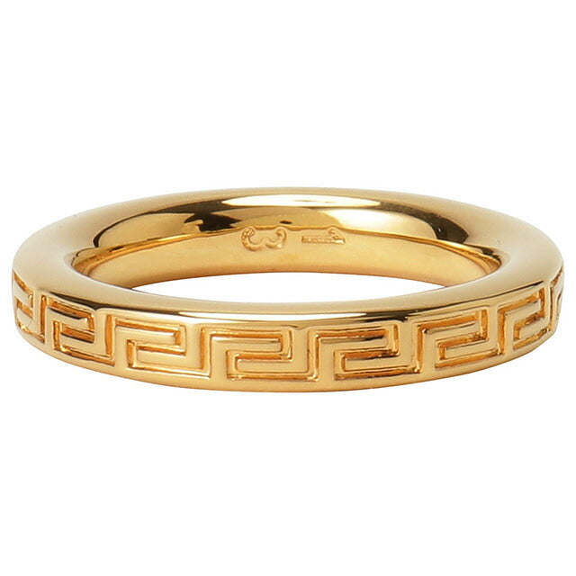 【関税&送料込】Versace Ring Gold Ring with logo Versace - SchaferandweinerShops Bhutan