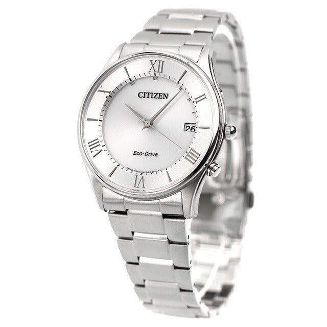 Citizen Thin Eco-Drive太阳能无线电手表品牌AS1060-54A公民AS1060-54A