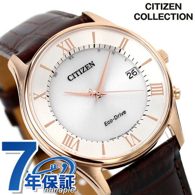 Citizen Thin Eco-Eco-Drive太阳能无线电手表品牌AS1062-08A公民AS1062-08A