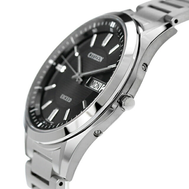 Citizen Exceed Day-Date Model Eco-Drive Solar Radio AT6030-51E Watch Brand Men&