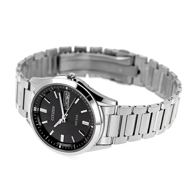 Citizen Exceed Day-Date Model Eco-Drive Solar Radio AT6030-51E Watch Brand Men&