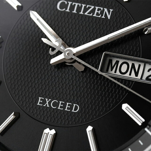 Citizen Exceed Day-Date Model Eco-Drive Solar Radio AT6030-51E Watch Brand Men&