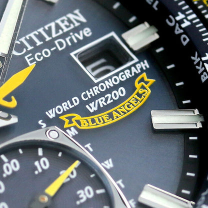Citizen Promaster Sky H800 Blue Angels Model Eco-Drive Radio Watch Brand Men&