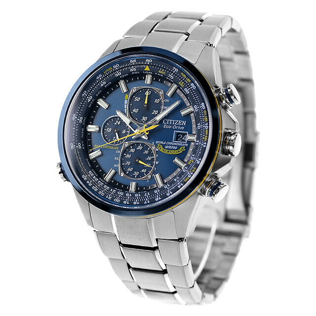 Citizen Sky U680 Blue Angels Eco Drive Solar Radio AT8020-54L Promaster Watch Brand Men&