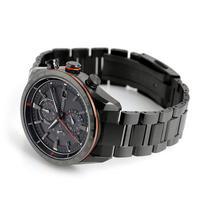 公民Attessa actess actess eco-drive无线电观看品牌钛计时量电台无线电太阳能公民Attesa模拟黑色蓝色绿色黑色AT8185-62E选择4型型号AT8185-62E-CHOICE