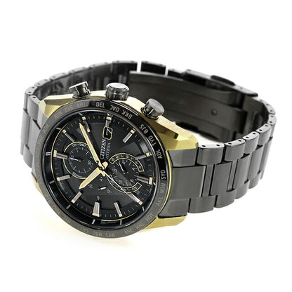 AT8384-58E ｜ シチズン アテッサ LIGHT in BLACK Eco-Drive 50th Anniversary Edition ダイレクトフライト ACT Line エコドライブ電波