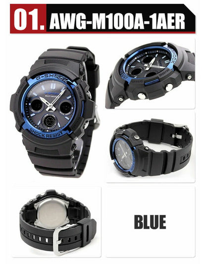 AWG-M100SB-2AER ｜ G-SHOCK(ジーショック) ソーラー