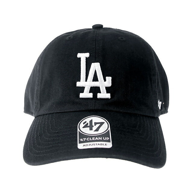 47BRAND キャップ メンズ レディース ブランド ドジャース 定番キャップ ’47 クリーンナップ Black 帽子 B-RGW12GWSNL-BKM