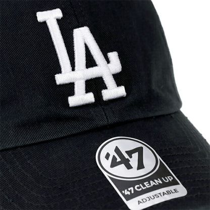 47BRAND キャップ メンズ レディース ブランド ドジャース 定番キャップ ’47 クリーンナップ Black 帽子 B-RGW12GWSNL-BKM