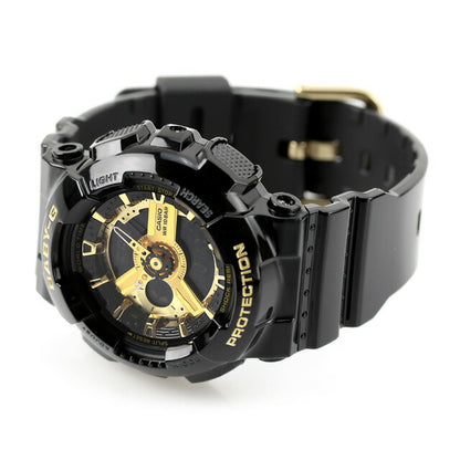 ベビーg ベビージー baby-g クオーツ BA-110X-1A BA-110 レディース 腕時計 ブランド カシオ アナデジ ブラック ゴールド 黒 BA-110X-1ADR
