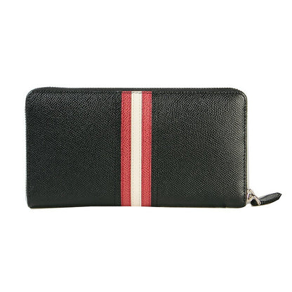 バリー 財布 長財布 メンズ 革 レザーウォレット 小銭入れ BALLY テレン 6218049 ブラック 記念品 プレゼント ギフト BA-6218049