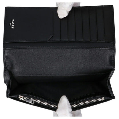 バリー 長財布 メンズ レディース ブランド レザー 6309713 ブラック レッド 財布 BA-6309713