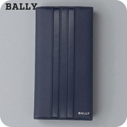 バリー 長財布 メンズ レディース ブランド BALLY ミソス 6310296 ブルー 財布 BA-6310296