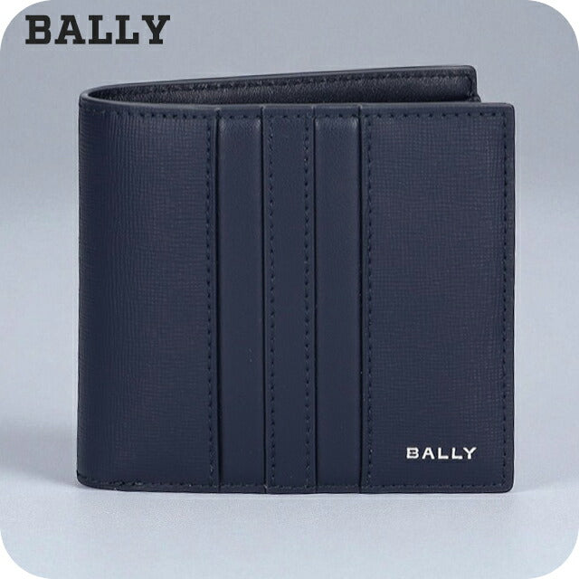 バリー 二つ折り財布 メンズ レディース ブランド BALLY ミソス 6310687 ブルー 財布 BA-6310687