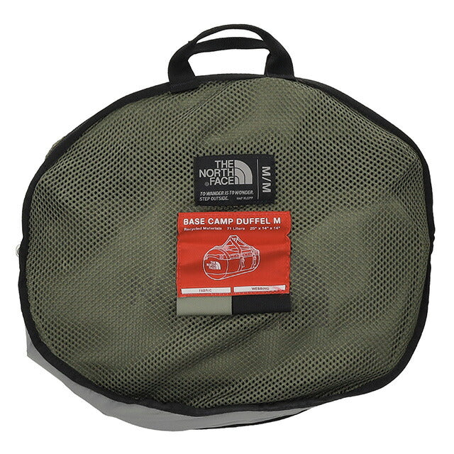 ザ・ノースフェイス ボストンバッグ メンズ レディース ブランド THE NORTH FACE BASECAMPDUFFEL M グリーン BASECAMPDUFFELM-BQW