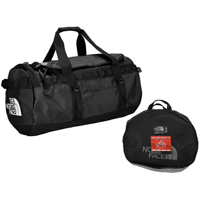 ザ・ノースフェイス ボストンバッグ メンズ レディース ブランド THE NORTH FACE BASECAMPDUFFEL M ブラック BASECAMPDUFFELM-KY4