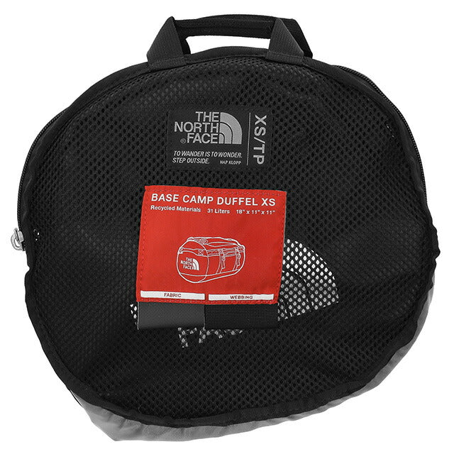 ザ・ノースフェイス ボストンバッグ メンズ レディース ブランド THE NORTH FACE BASECAMPDUFFEL XS ブラック BASECAMPDUFFEXS-KY4