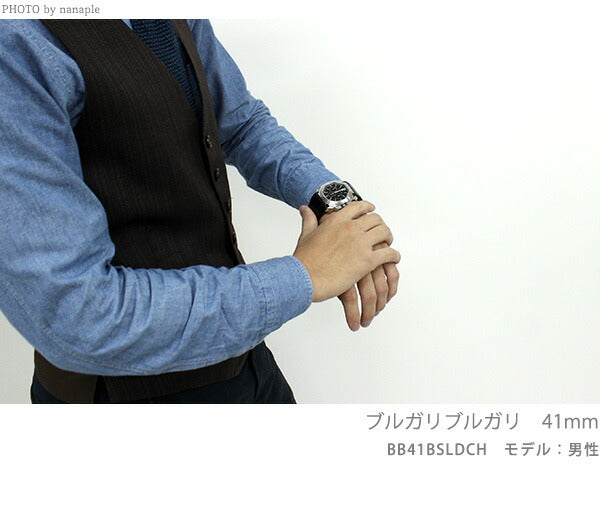 ブルガリ 時計 ブルガリブルガリ 自動巻き 機械式 腕時計 ブランド メンズ BB41BBCLD MB ブラック 黒 スイス製 BB41BBCLDMB
