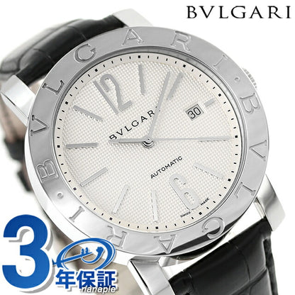 ブルガリ 時計 メンズ ブルガリ42mm 自動巻き 機械式 腕時計 ブランド BB42WSLDAUTO シルバー BB42WSLDAUTO