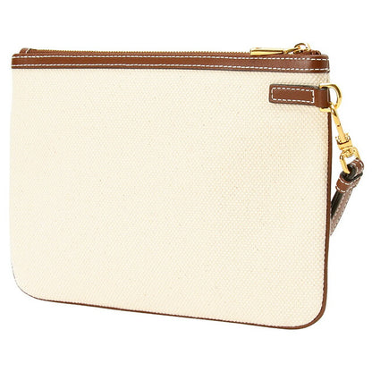 バリー BALLY WLO00J CV014 I35O ロゴプリント ハンドポーチ クラッチバッグ ナチュラル/ブラウン レディース メンズ ユニセックス BBBL00234L