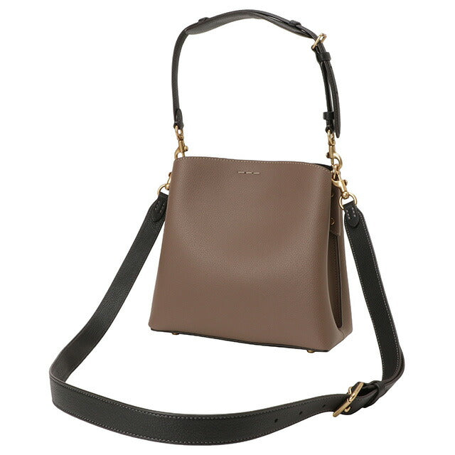 コーチ COACH C3766 B4CBD ウィロウ カラーブロック バケットバッグ 2WAYショルダー・ハンドバッグ ダークストーン レディース 記念品 プレゼント ギフト BBCO01086L