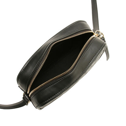 フェンディ FENDI 8BS077 ANWT F0KUR FFロゴ エンボス カメラバッグ ショルダーバッグ クロスボディ ブラック レディース BBFE00167L