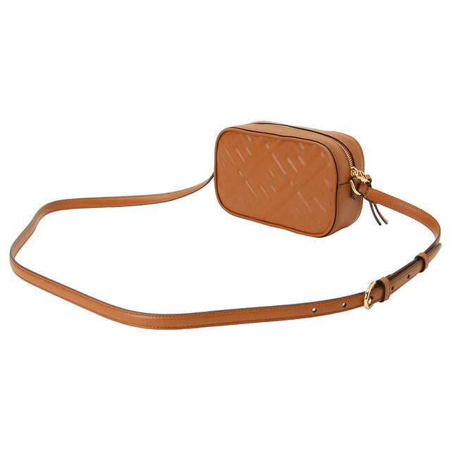 フェンディ FENDI 8BS077 ANWT F1C6J FFロゴ エンボス カメラバッグ