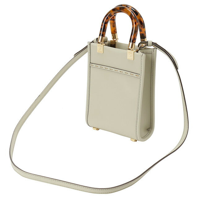 フェンディ FENDI 8BS051 ABVL F1K3B フェンディローマ ミニ サンシャイン ショッパー 2WAY ショルダー グリーン系 レディース BBFE00171L