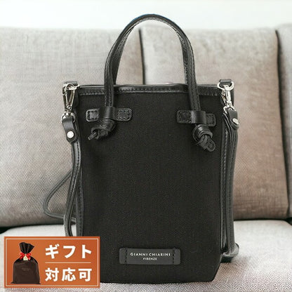 ジャンニキアリーニ Gianni Chiarini BS 9406 CNV NERO マルチェッラ フォンケース スマホバッグ ミニバッグ 2WAY ショルダー・ハンドバッグ クロスボディ BBGC00060L