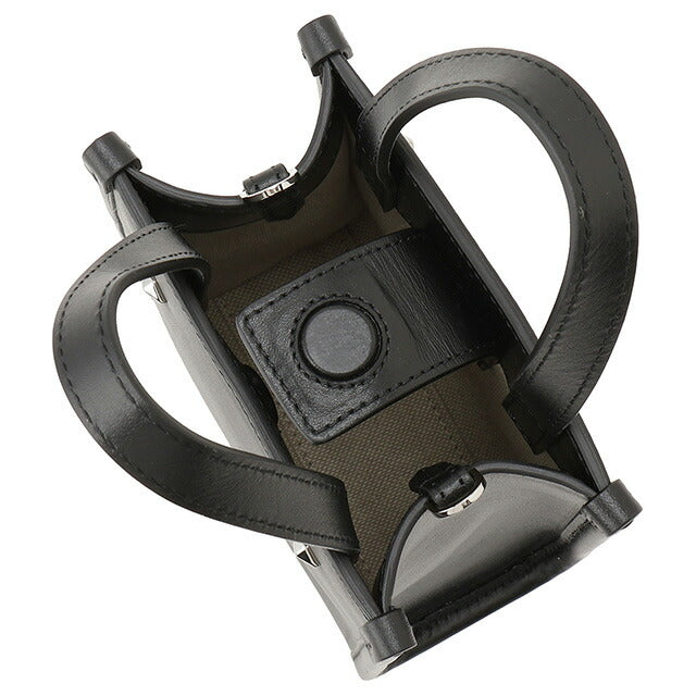 ジミーチュウ JIMMY CHOO MINI N/S TOTE ANR BLACK WHITE SILVER ミニ N/S トートバッグ 2WAY ショルダーバッグ クロスボディ BBJM00224L